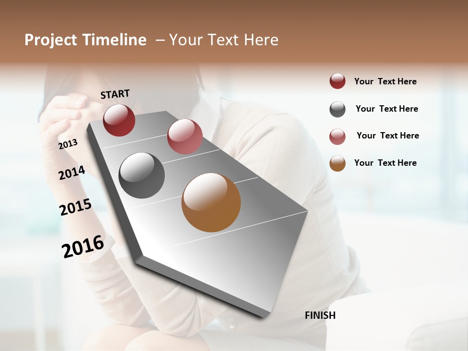 Unhappy Mentalcare Office PowerPoint Template