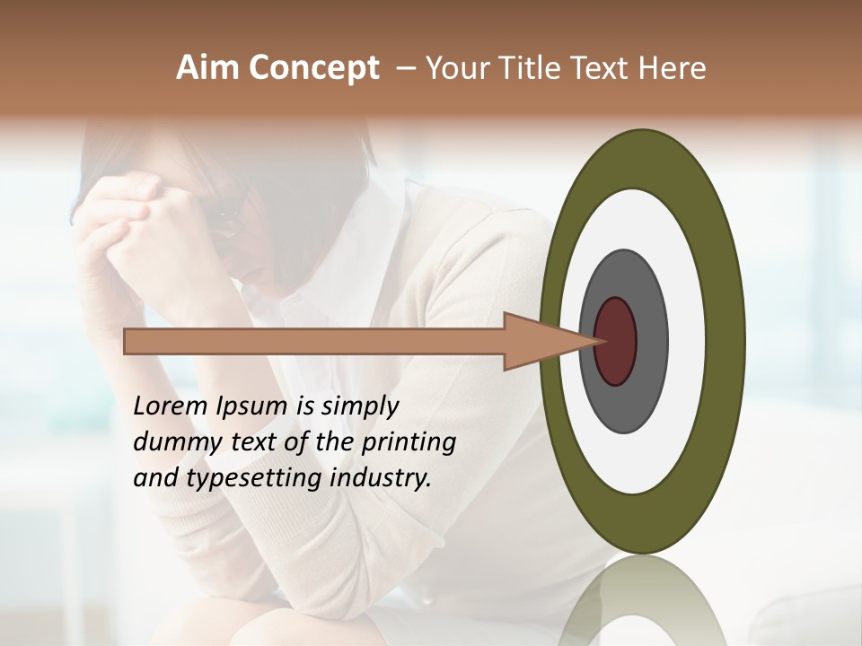 Unhappy Mentalcare Office PowerPoint Template