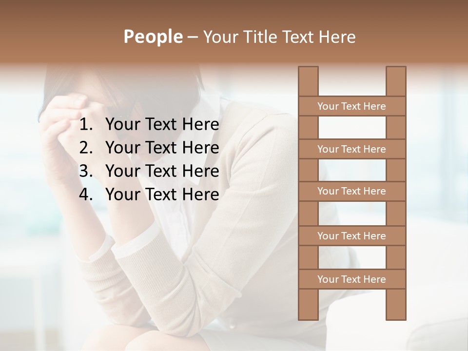 Unhappy Mentalcare Office PowerPoint Template