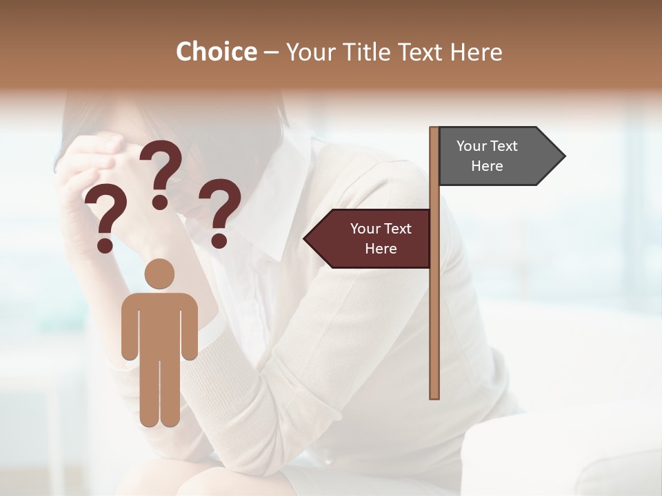 Unhappy Mentalcare Office PowerPoint Template