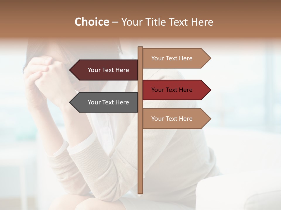 Unhappy Mentalcare Office PowerPoint Template