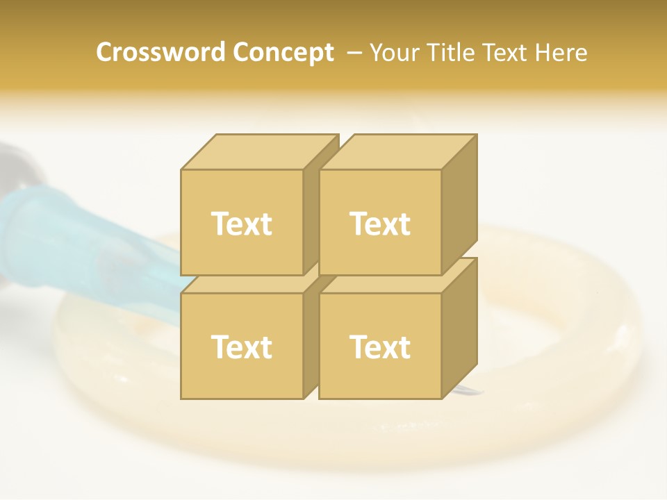 Injection Medicine Safe Sex PowerPoint Template