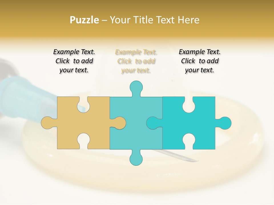 Injection Medicine Safe Sex PowerPoint Template