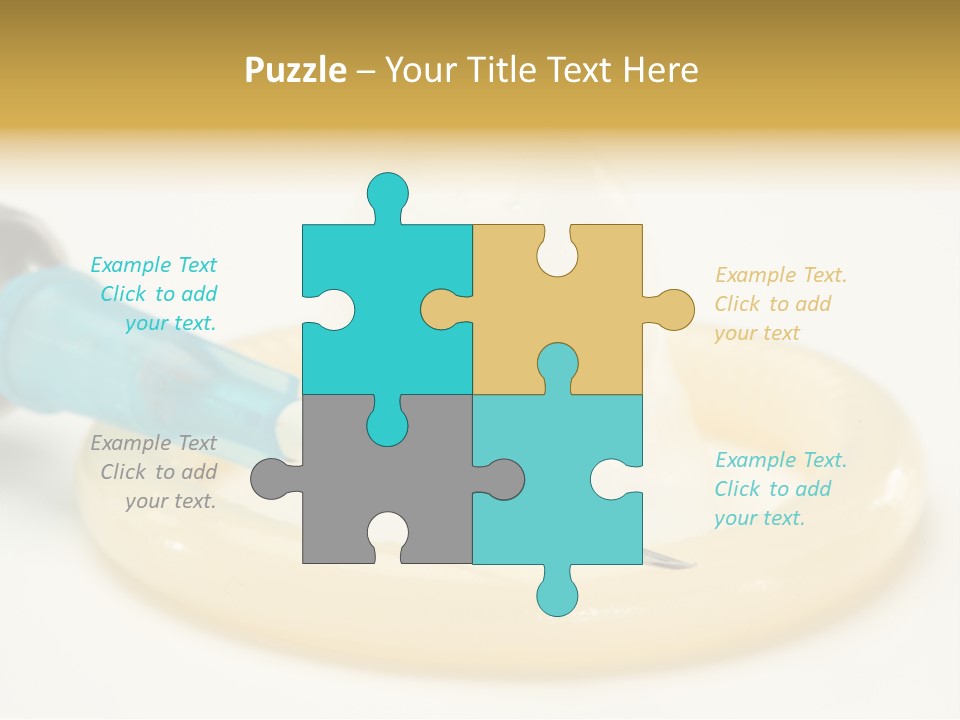 Injection Medicine Safe Sex PowerPoint Template