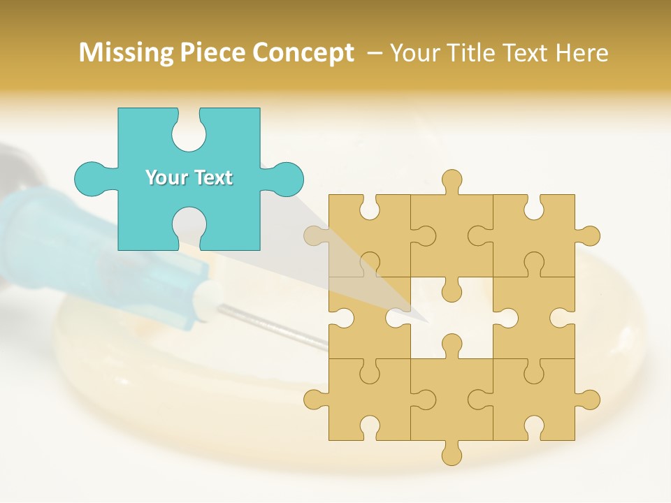 Injection Medicine Safe Sex PowerPoint Template