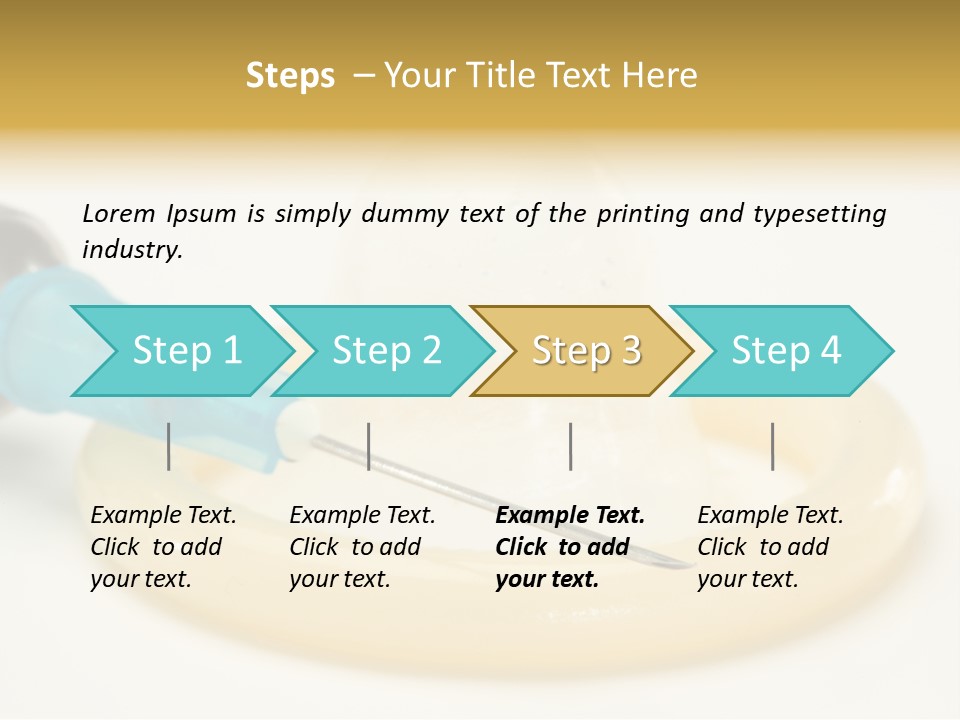 Injection Medicine Safe Sex PowerPoint Template