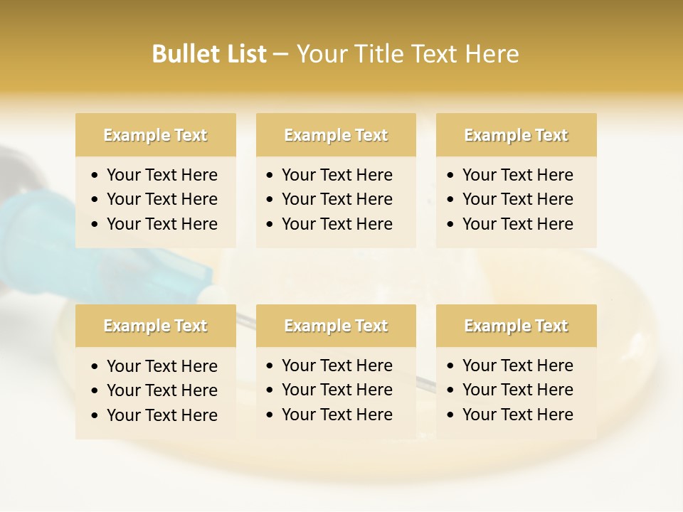 Injection Medicine Safe Sex PowerPoint Template
