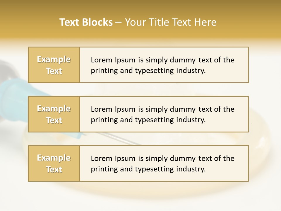 Injection Medicine Safe Sex PowerPoint Template
