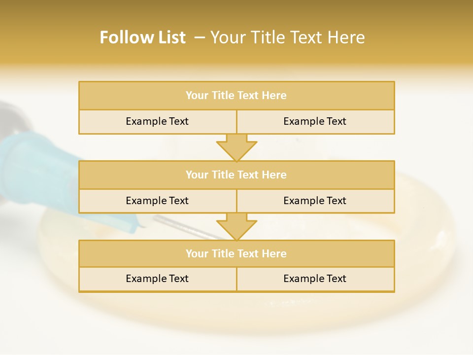 Injection Medicine Safe Sex PowerPoint Template