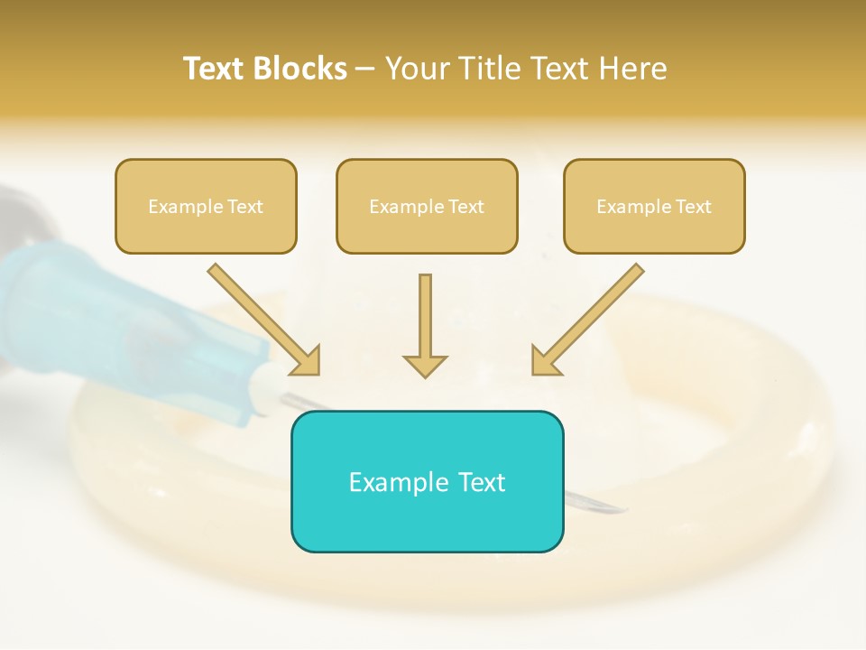 Injection Medicine Safe Sex PowerPoint Template