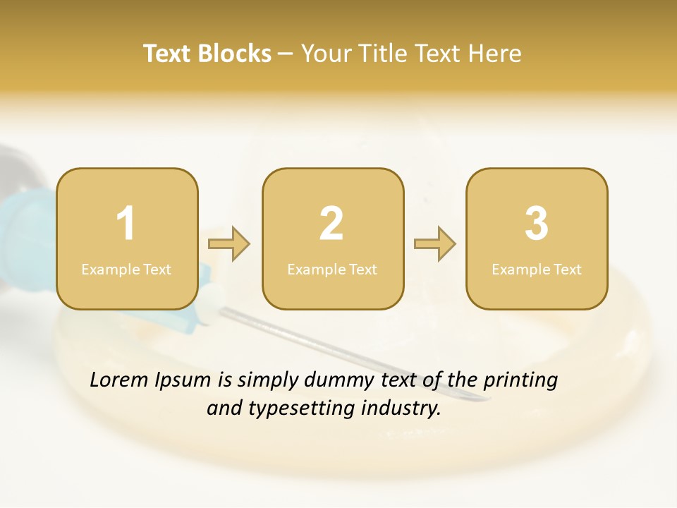 Injection Medicine Safe Sex PowerPoint Template