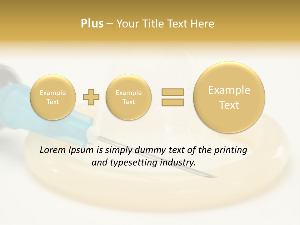 Injection Medicine Safe Sex PowerPoint Template
