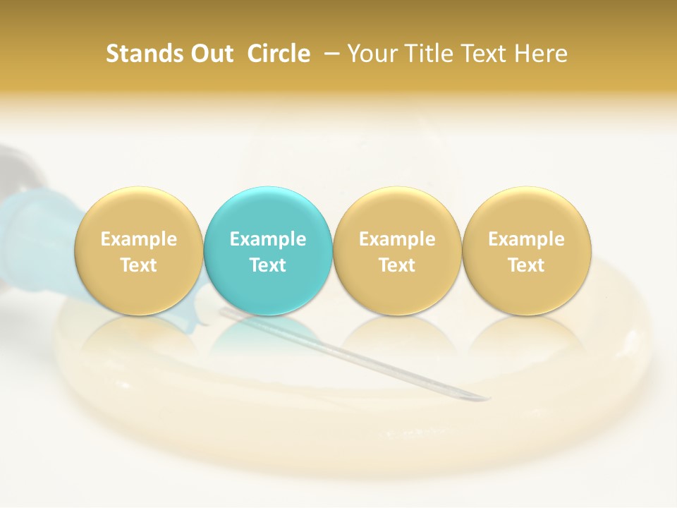 Injection Medicine Safe Sex PowerPoint Template