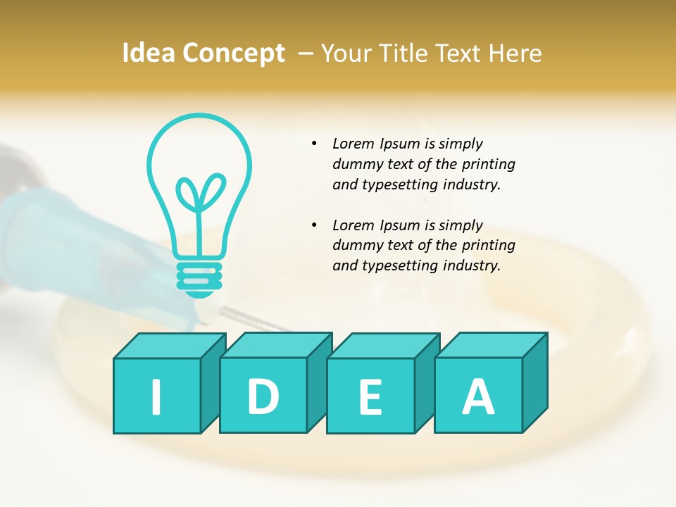 Injection Medicine Safe Sex PowerPoint Template