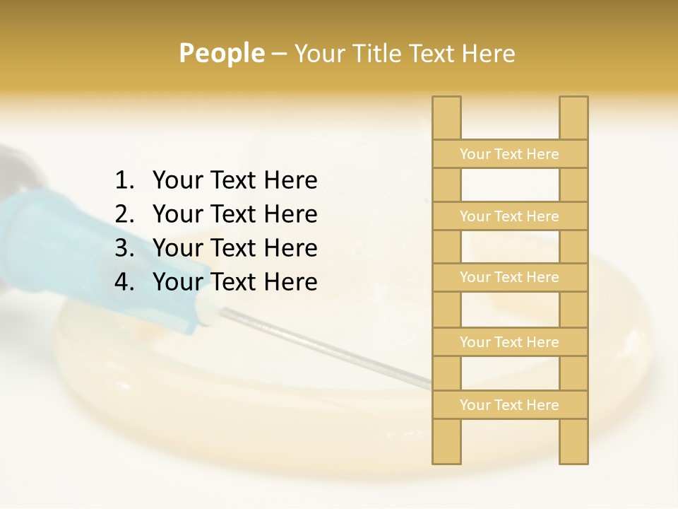 Injection Medicine Safe Sex PowerPoint Template