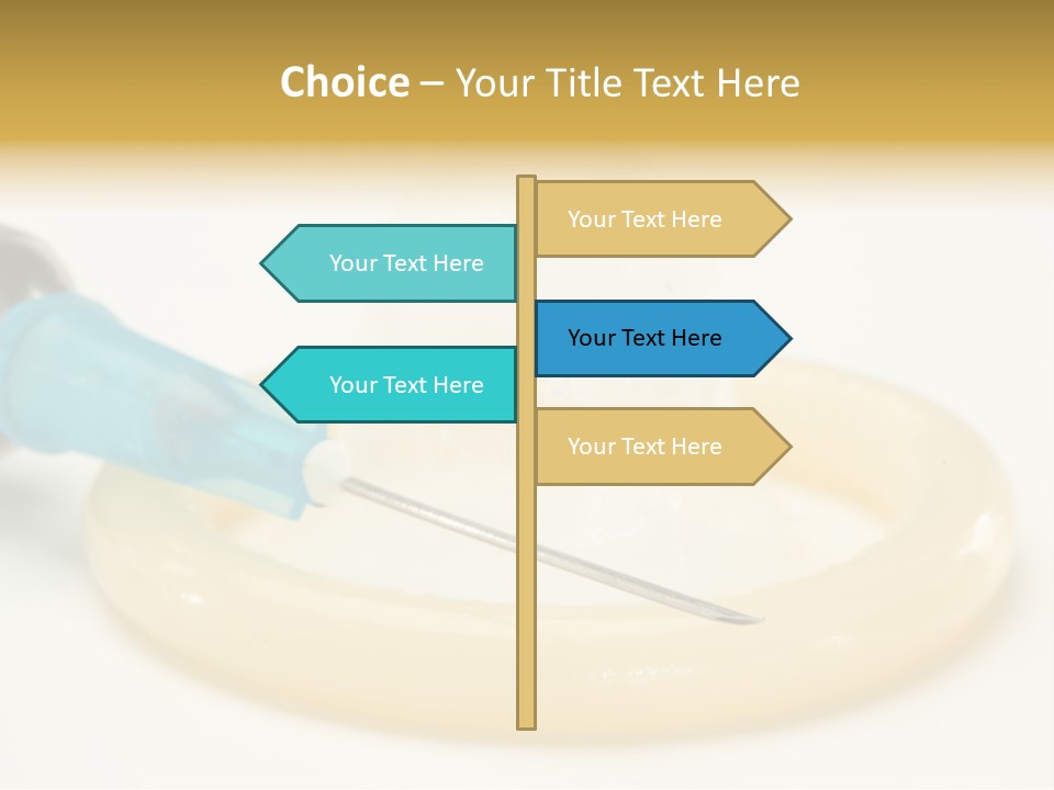 Injection Medicine Safe Sex PowerPoint Template