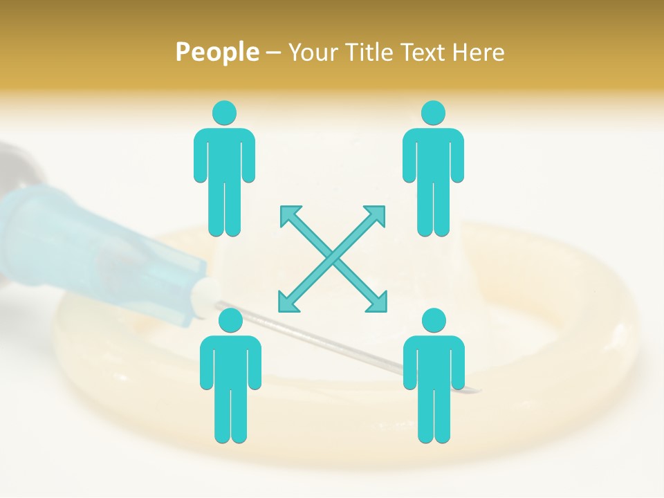 Injection Medicine Safe Sex PowerPoint Template