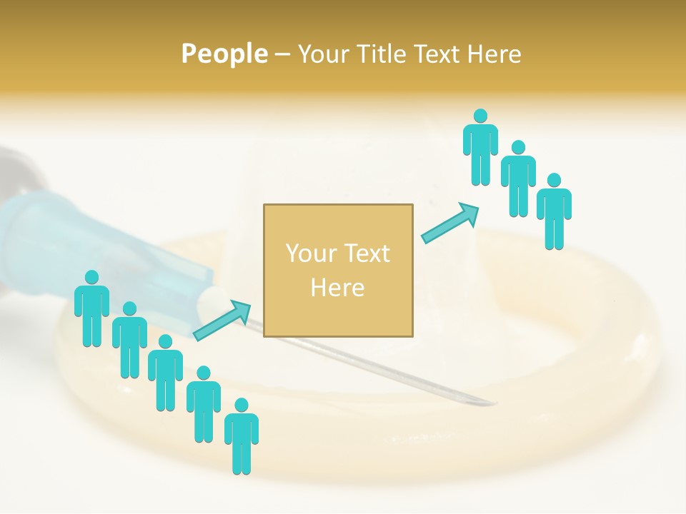 Injection Medicine Safe Sex PowerPoint Template