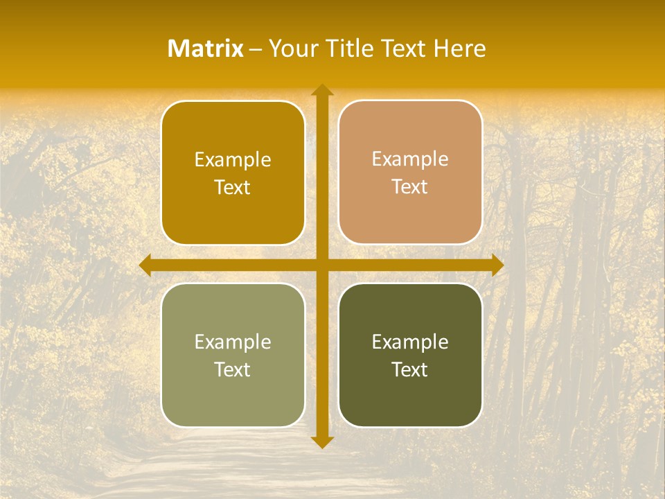 Blue Sky Yellow High Mountain PowerPoint Template