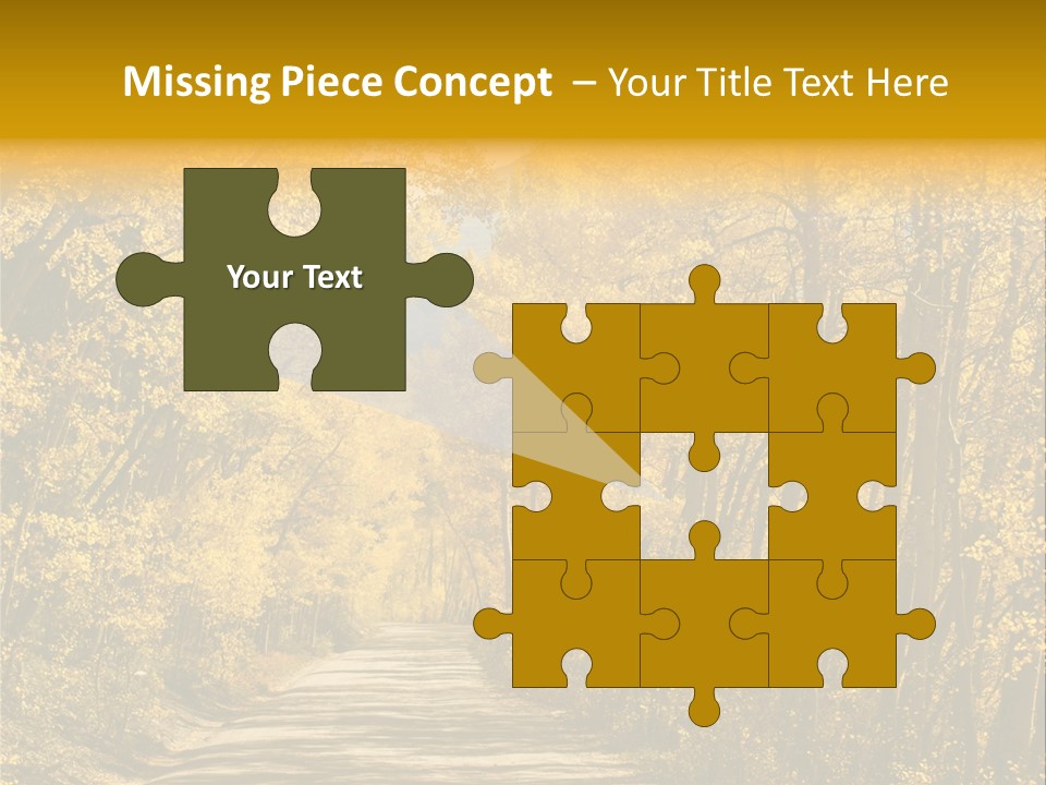 Blue Sky Yellow High Mountain PowerPoint Template