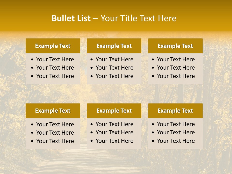 Blue Sky Yellow High Mountain PowerPoint Template