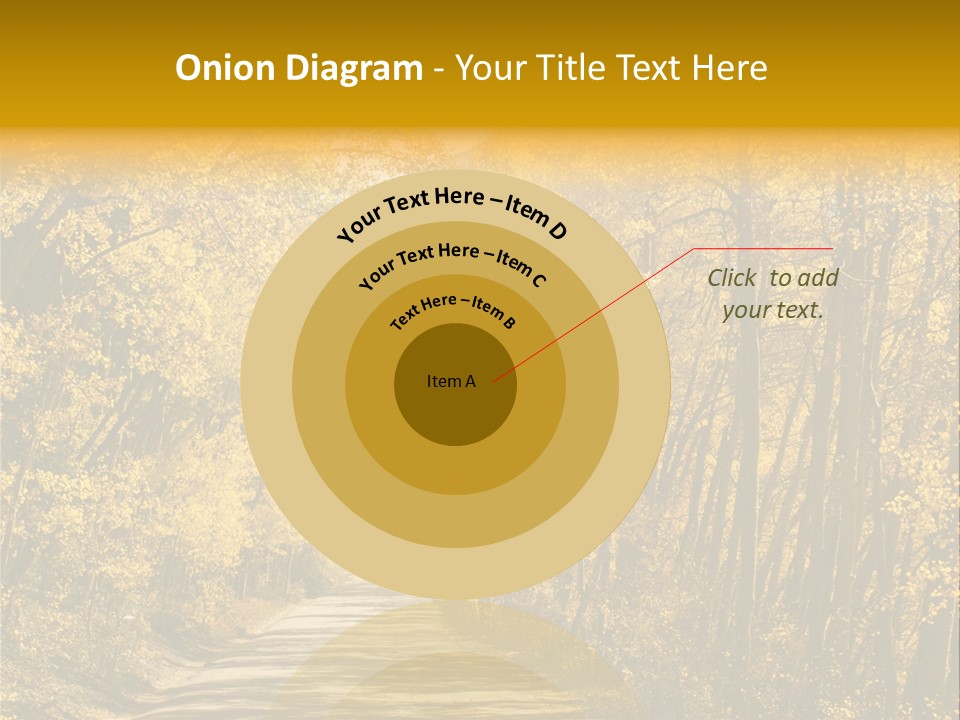 Blue Sky Yellow High Mountain PowerPoint Template