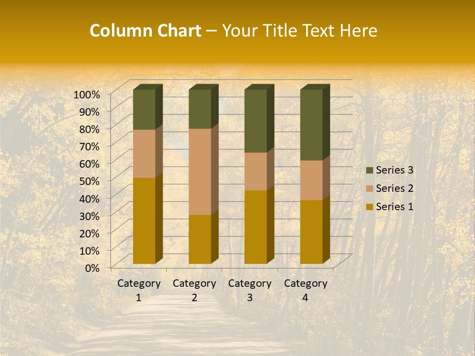 Blue Sky Yellow High Mountain PowerPoint Template