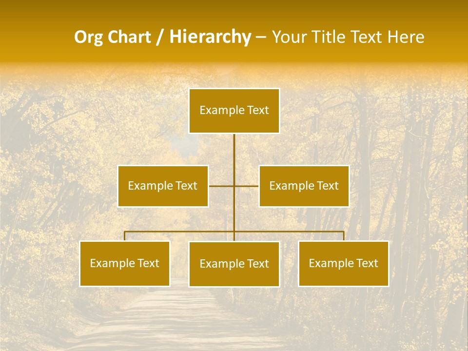 Blue Sky Yellow High Mountain PowerPoint Template