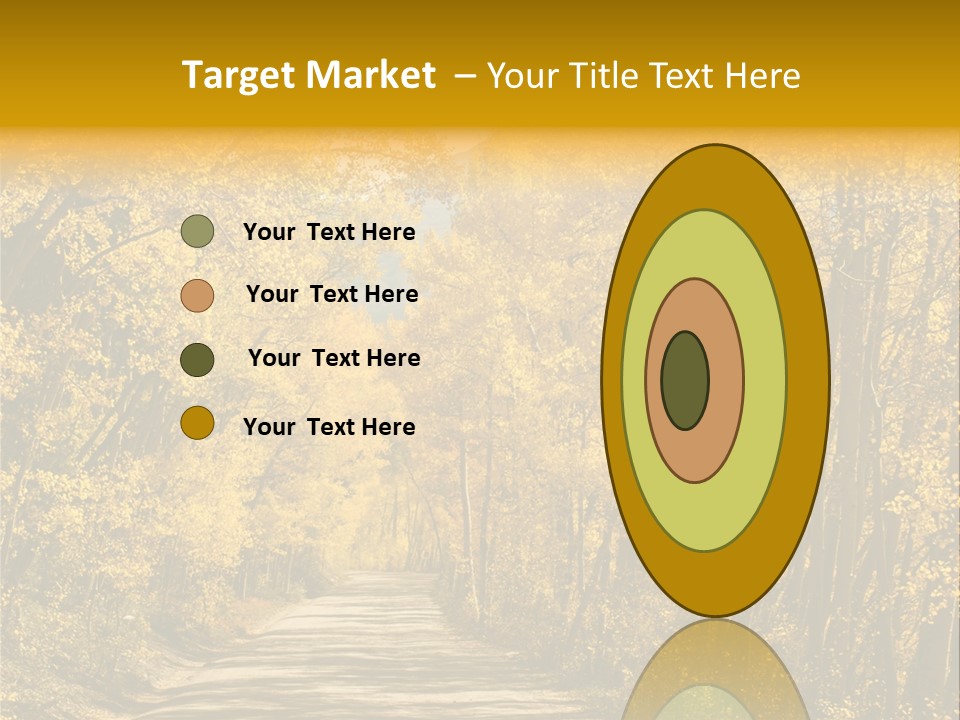 Blue Sky Yellow High Mountain PowerPoint Template