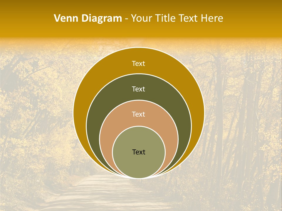 Blue Sky Yellow High Mountain PowerPoint Template