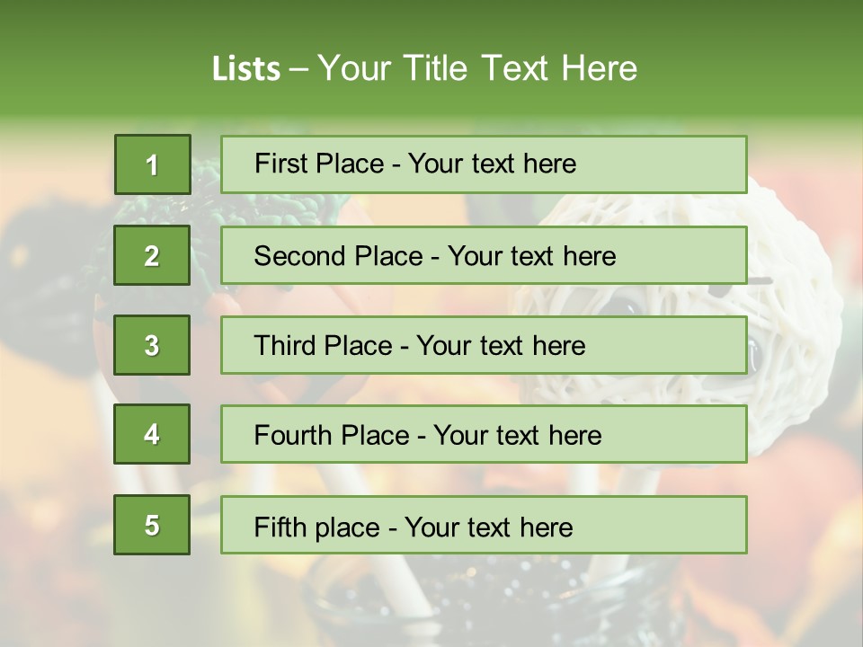 Nutrition Stick Scary PowerPoint Template