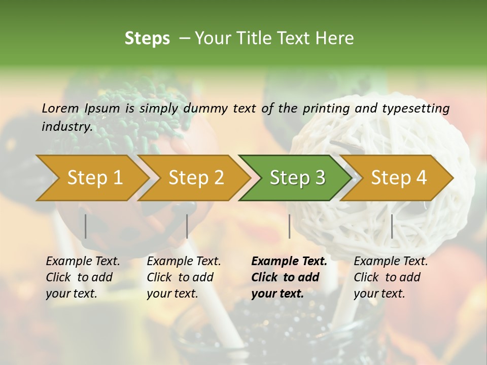 Nutrition Stick Scary PowerPoint Template
