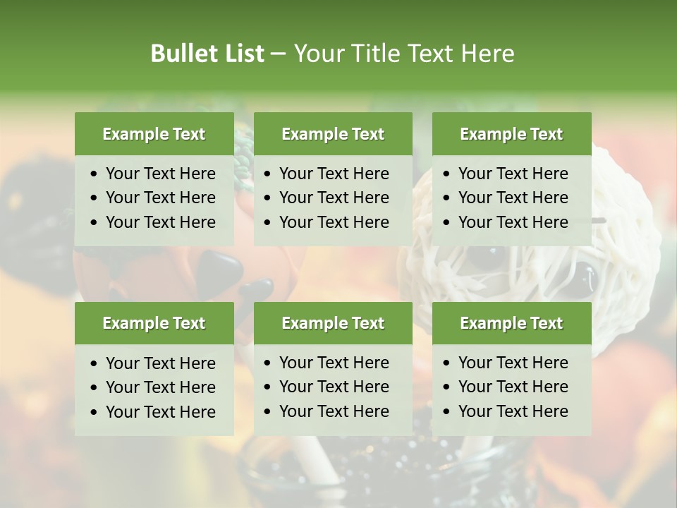 Nutrition Stick Scary PowerPoint Template