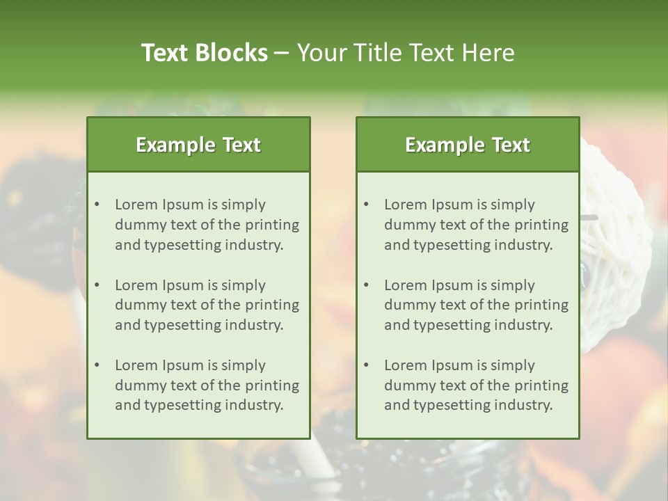 Nutrition Stick Scary PowerPoint Template