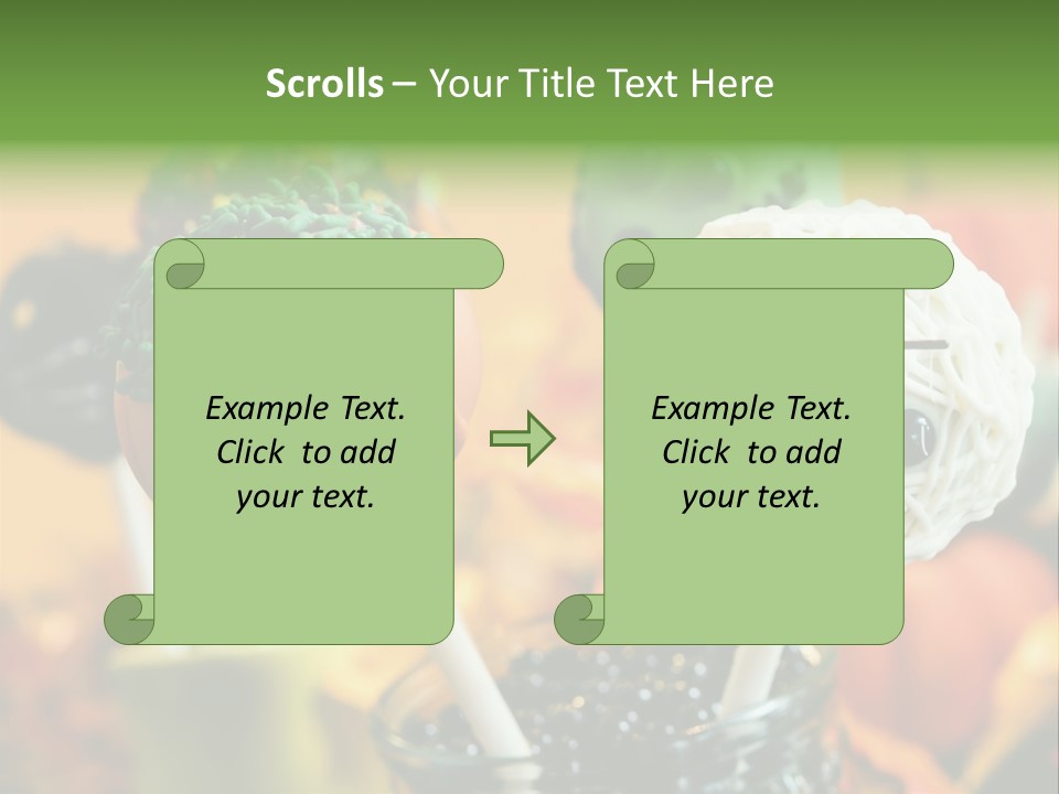 Nutrition Stick Scary PowerPoint Template