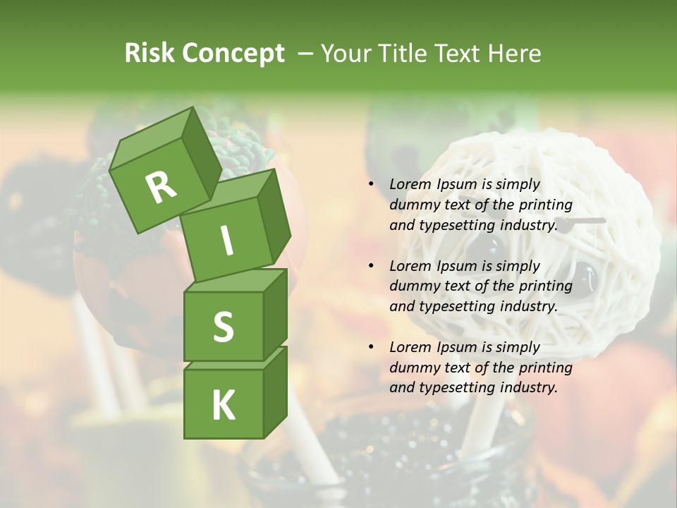 Nutrition Stick Scary PowerPoint Template