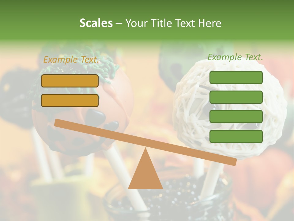 Nutrition Stick Scary PowerPoint Template