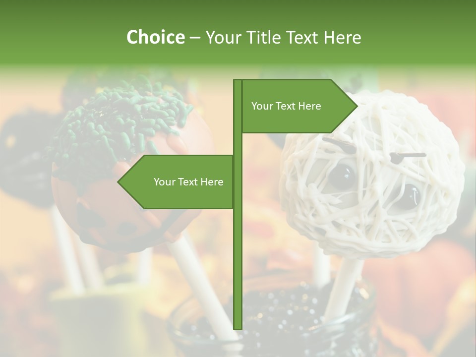 Nutrition Stick Scary PowerPoint Template