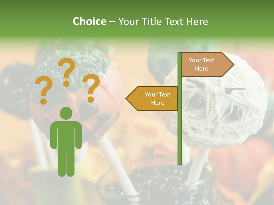 Nutrition Stick Scary PowerPoint Template