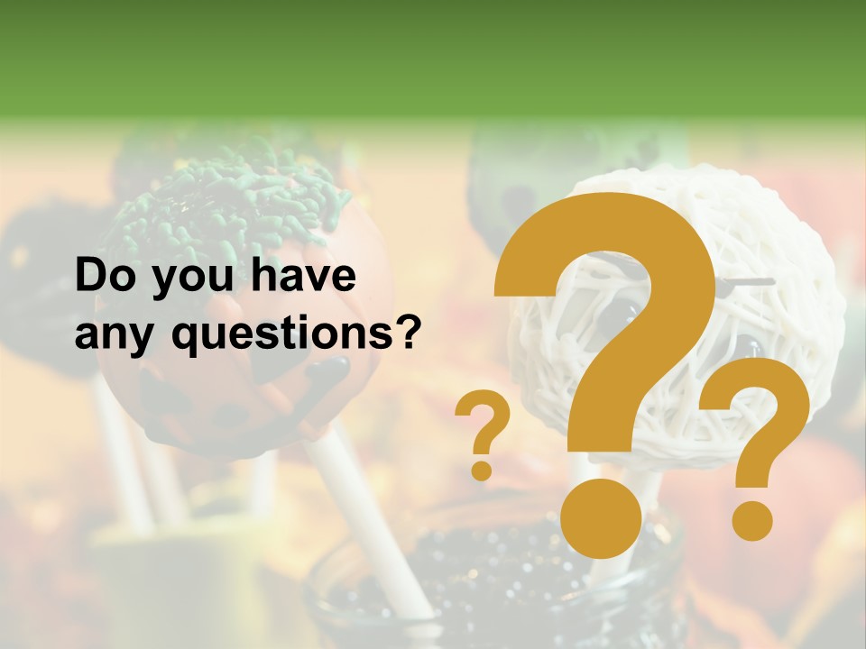 Nutrition Stick Scary PowerPoint Template