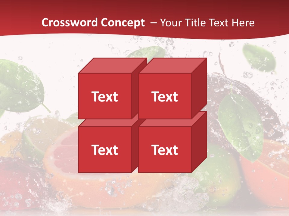 Nutritious Fitness Lime PowerPoint Template