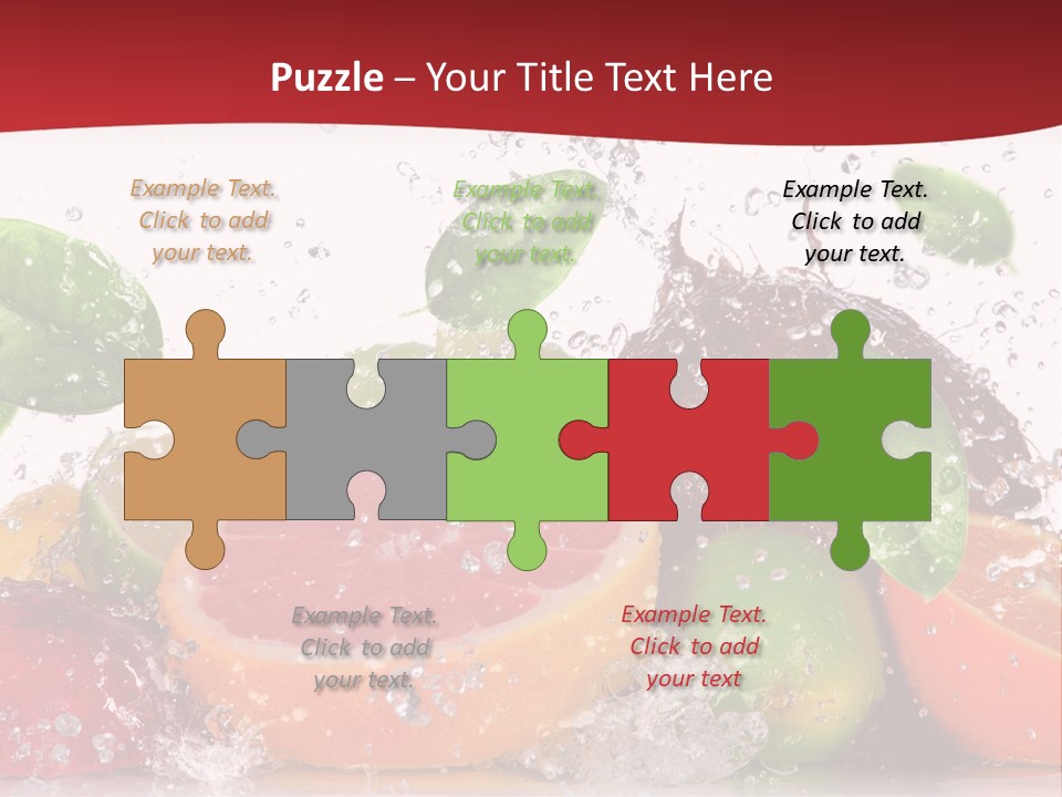 Nutritious Fitness Lime PowerPoint Template