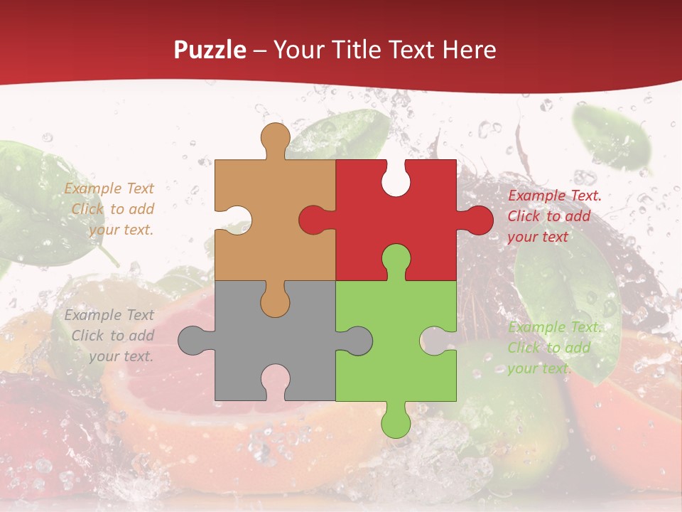 Nutritious Fitness Lime PowerPoint Template