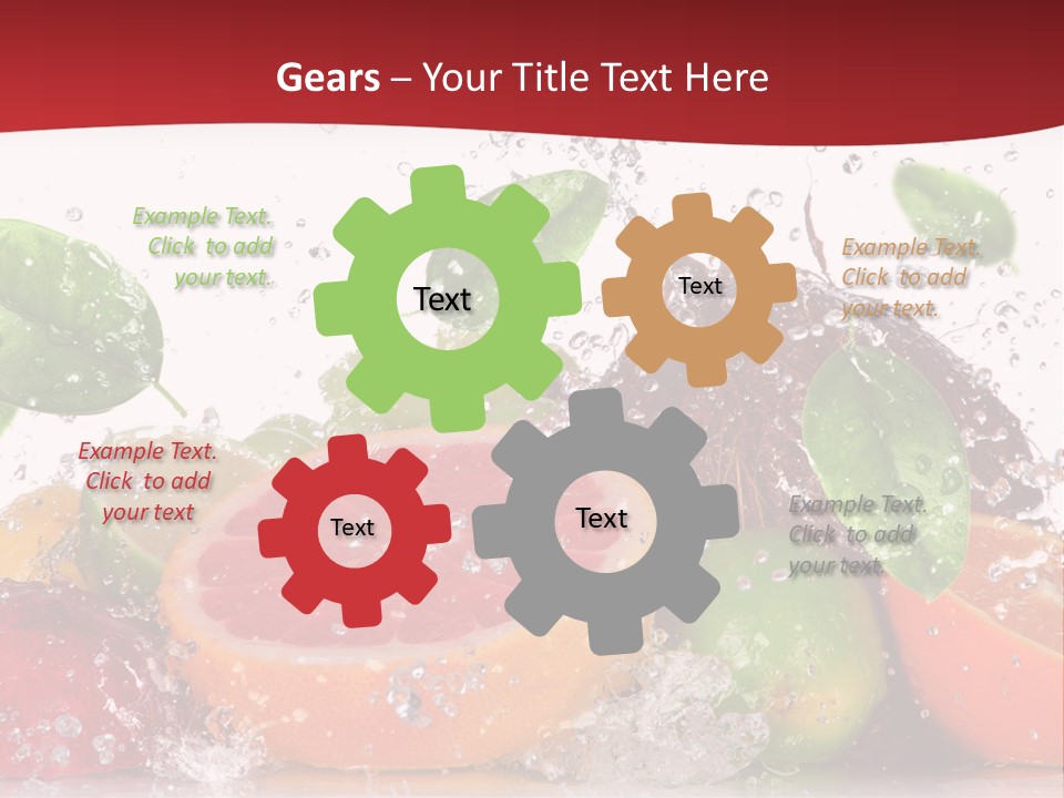 Nutritious Fitness Lime PowerPoint Template