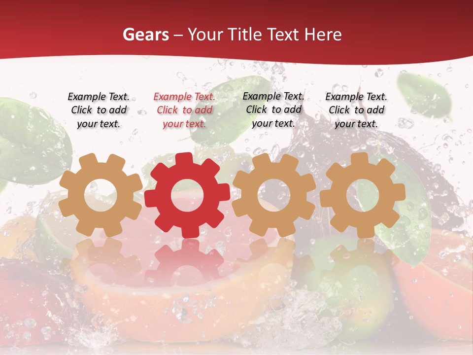 Nutritious Fitness Lime PowerPoint Template