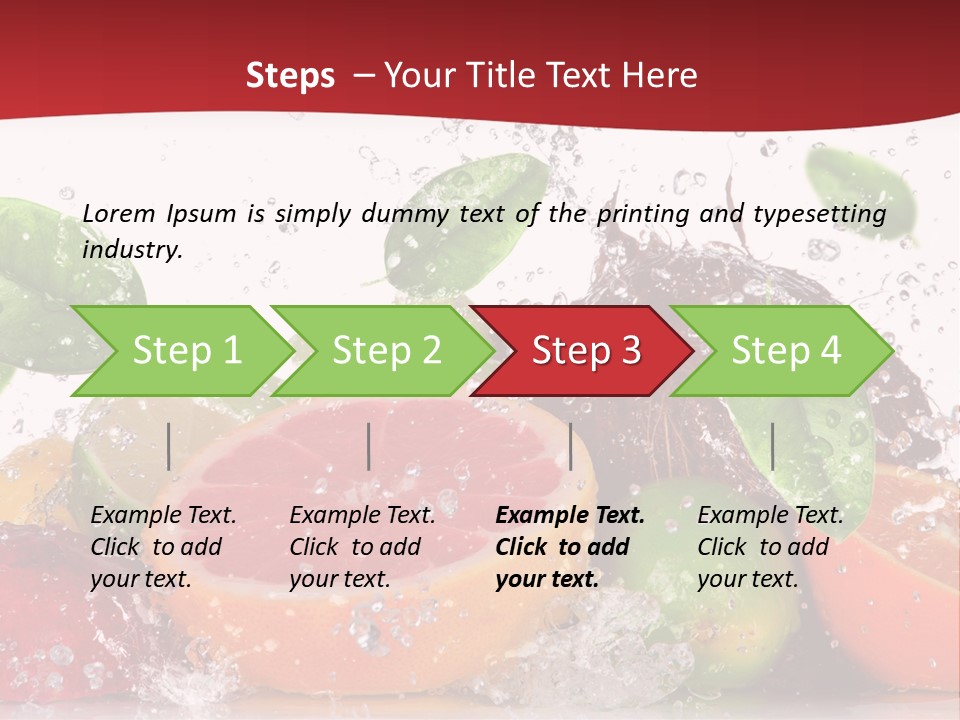 Nutritious Fitness Lime PowerPoint Template