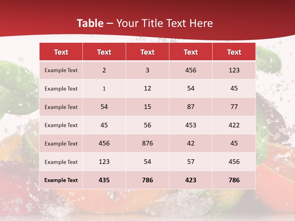 Nutritious Fitness Lime PowerPoint Template