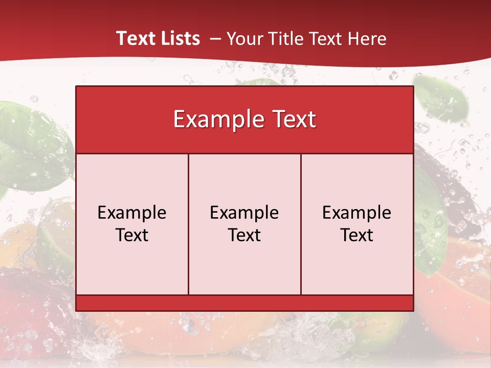 Nutritious Fitness Lime PowerPoint Template