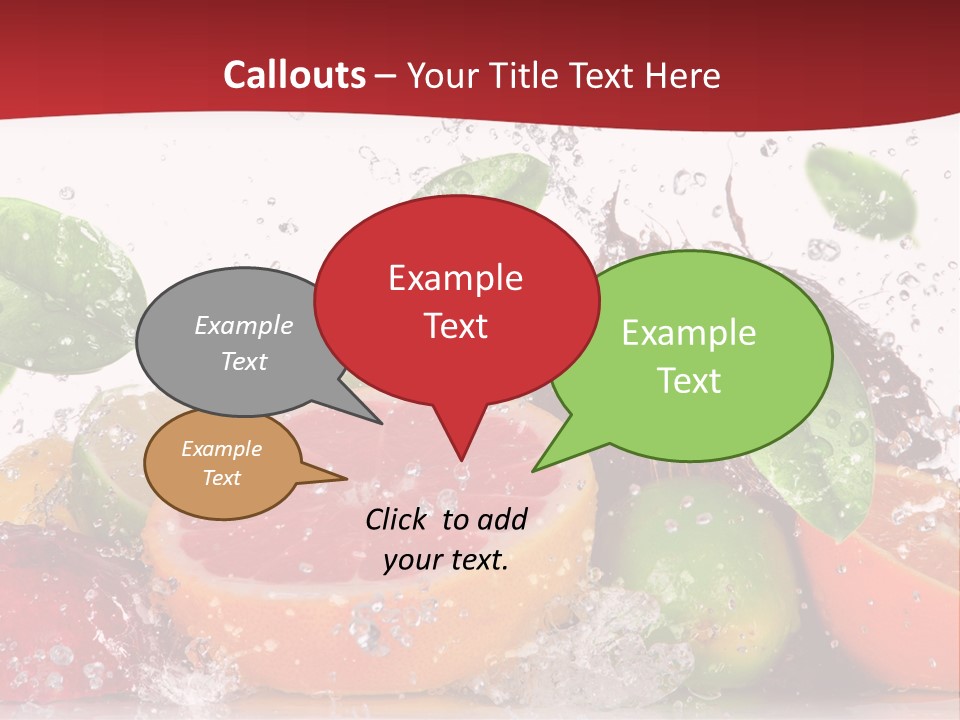 Nutritious Fitness Lime PowerPoint Template