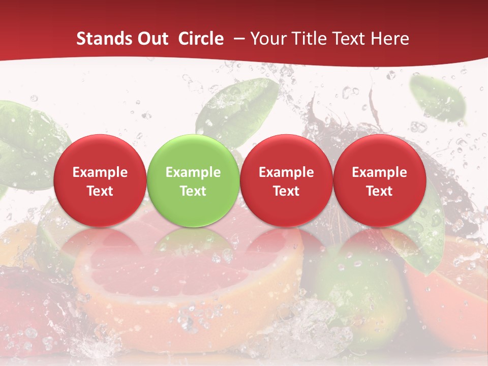 Nutritious Fitness Lime PowerPoint Template